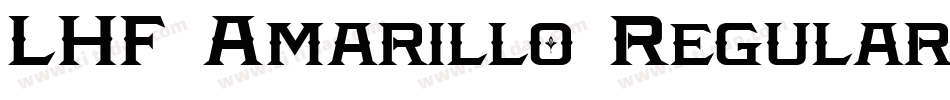 LHF Amarillo Regular字体转换